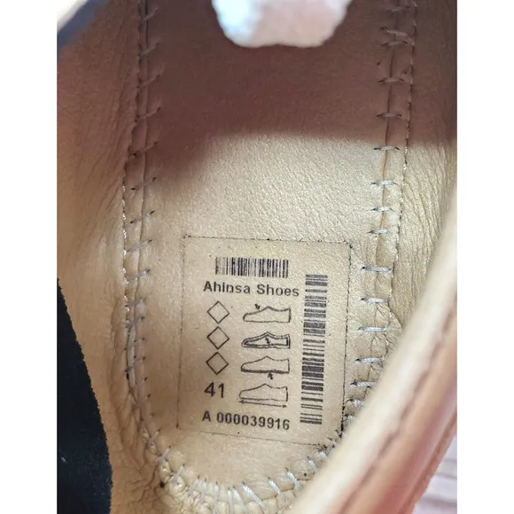 Ahinsa Vida Shoes Womens 41 Brown Wide Toe Box Minimalist Barefoot Vegan Sneaker