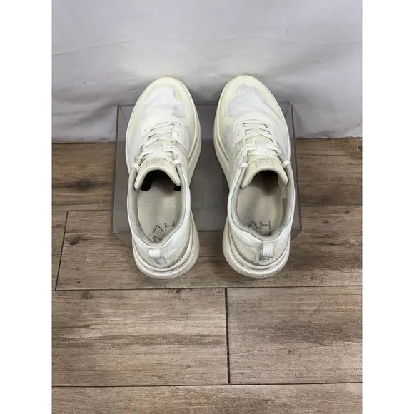 AHNU Mens SEQUENCE 1 LOW WHITE WHITE SPORTS SHOES US 9