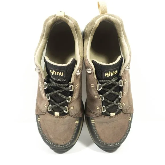 Ahnu Montara Waterproof Hiking Shoes - Women's Size 7 - Brown