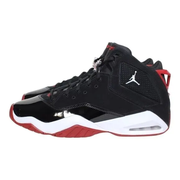 Air Jordan B'Loyal Basketball black white patent leather 315317 026 Men's Size's