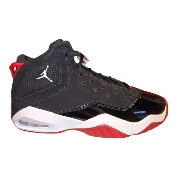 Air Jordan B'Loyal Basketball black white patent leather 315317 026 Men's Size's