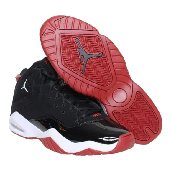 Air Jordan B'Loyal Basketball black white patent leather 315317 026 Men's Size's