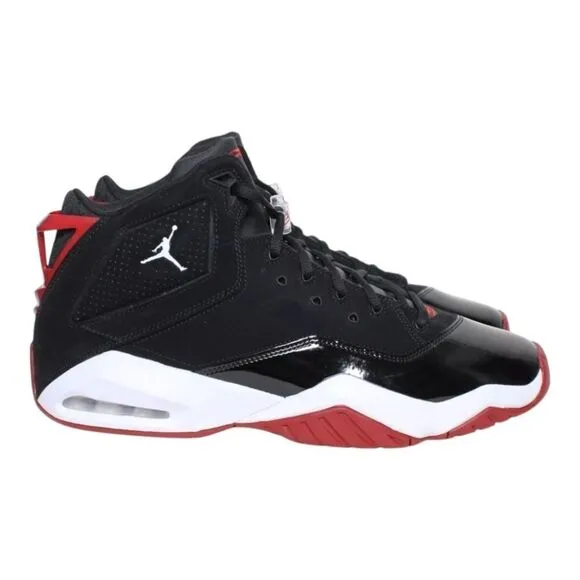 Air Jordan B'Loyal Basketball black white patent leather 315317 026 Men's Size's