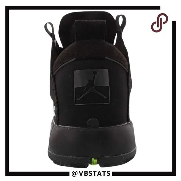 Air Jordan Men's 34 Black Cat Training Basketball Shoes Black Size