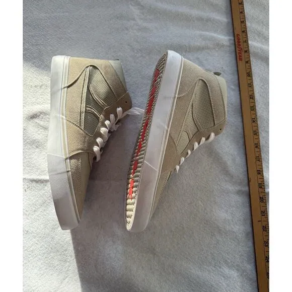 Airwalk Men's Grind Lace Sneaker Size 12 Comfortable durable Peyote Tan High Top