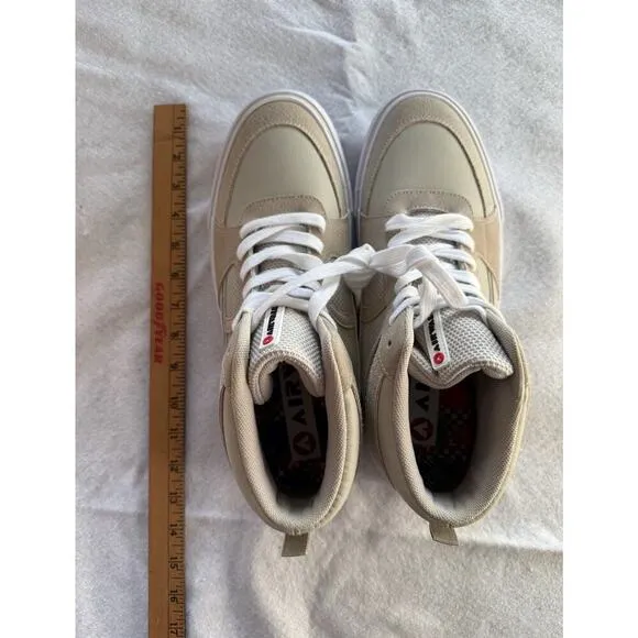Airwalk Men's Grind Lace Sneaker Size 12 Comfortable durable Peyote Tan High Top