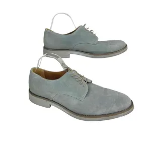 Aldo Mens Powder Blue Suede Oxford Shoes Size 12 Preppy Fancy Cocktail Party