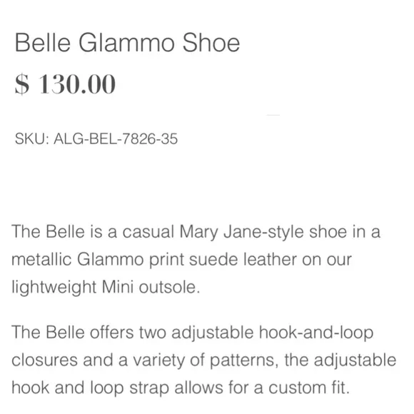 ALEGRIA 39 / 9 NEW Bella Mary Jane • Glammo Black   Gold Foil Leather Shoes