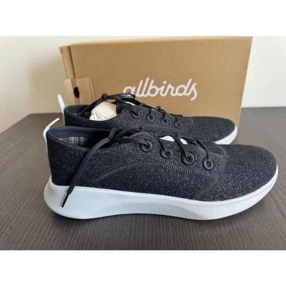 Allbirds Men’s Super Light Wool Runners Shoes Natural Black 12 NIB Sneakers