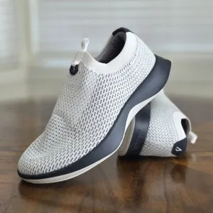 Allbirds Tree Dasher Relay Slip-On Shoes Sneakers White Knit Black Men's 8 New