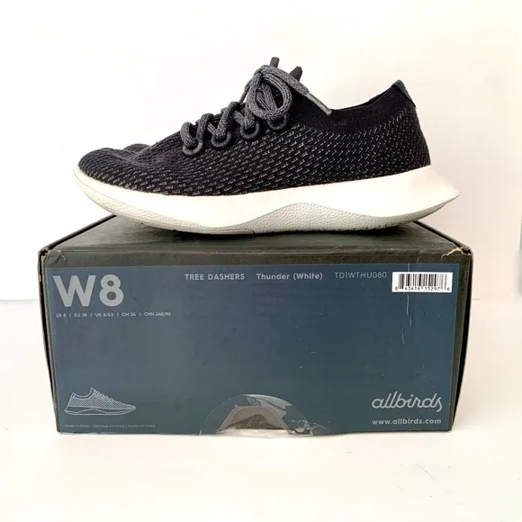 Allbirds Tree Dashers Thunder (White) W 8