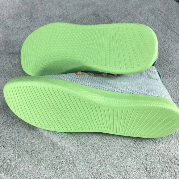 Allbirds Tree Toppers High Top Shoes Men's 8 Green Blue Athletic Minimalist Rare