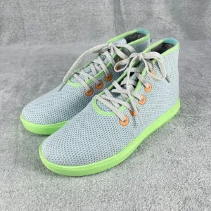 Allbirds Tree Toppers High Top Shoes Men's 8 Green Blue Athletic Minimalist Rare