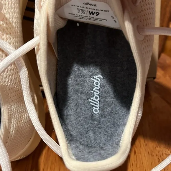 Allbirds Womens Tree Runner Aspen (Peach Sole) Running Shoes Size 9 Medi…
