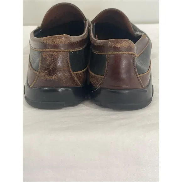 Allen Edmonds Boulder Driving Mocs Mens Shoes Sz 10 D Brown Black Leather Loafer