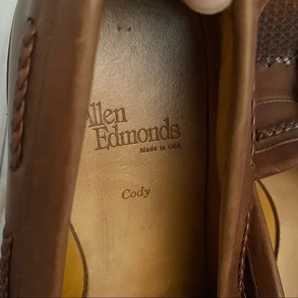 Allen Edmonds Cody Tassel Loafer size 8.5 D