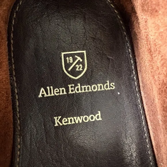 Allen Edmonds Kenwood Penny Loafers Leather Men 12 E Brown SlipOn Dress Shoes
