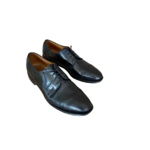 Allen Edmonds Mens Black Lace Up Cap Toe Leather Oxford Dress Shoes Size 11