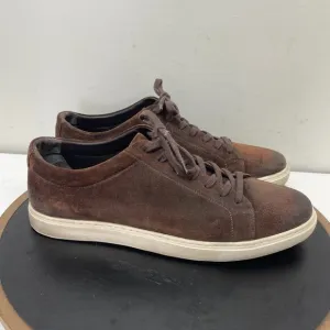 Allen Edmonds Shoes Men 12 D Canal Court Sneaker Brown Suede Casual Shoe Preppy