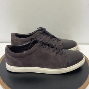 Allen Edmonds Shoes Men 12 D Canal Court Sneaker Dark Brown Suede Casual Preppy