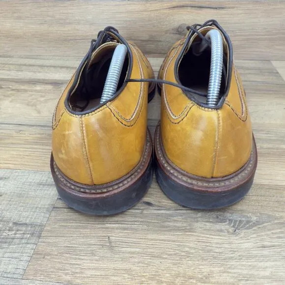 Allen Edmonds Size 10D Dress Oxfords Shoes Norse Split Toe Casual Walnut