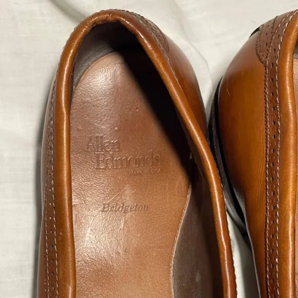 Allen Edmonds Whiskey Tassel Kiltie Bridgeton Style Size 9 Wingtip.