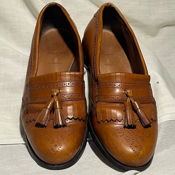 Allen Edmonds Whiskey Tassel Kiltie Bridgeton Style Size 9 Wingtip.