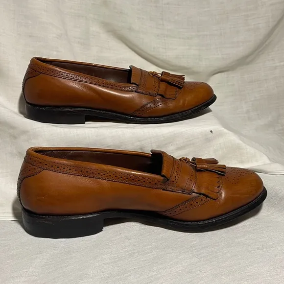 Allen Edmonds Whiskey Tassel Kiltie Bridgeton Style Size 9 Wingtip.