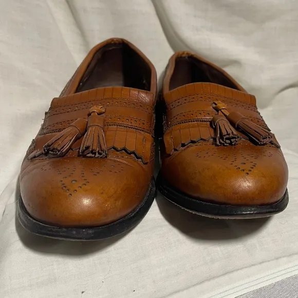 Allen Edmonds Whiskey Tassel Kiltie Bridgeton Style Size 9 Wingtip.