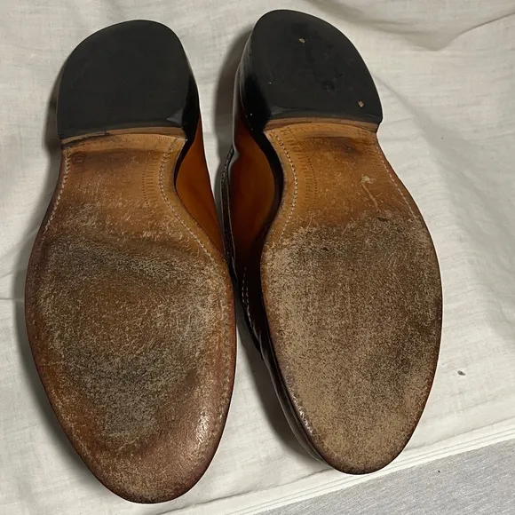 Allen Edmonds Whiskey Tassel Kiltie Bridgeton Style Size 9 Wingtip.