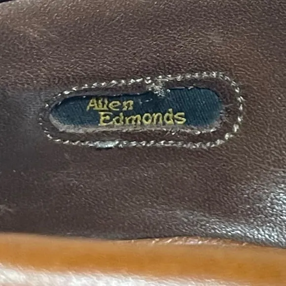 Allen Edmonds Whiskey Tassel Kiltie Bridgeton Style Size 9 Wingtip.