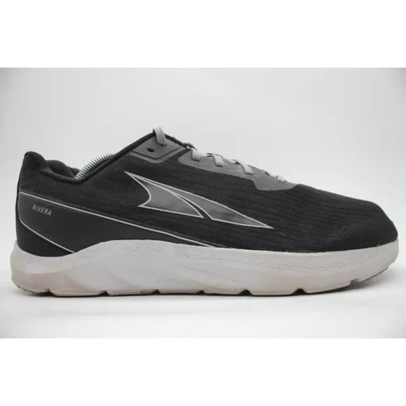 Altra Rivera Men's 12 Sneakers Running Workout Road Training Black Light Shoes