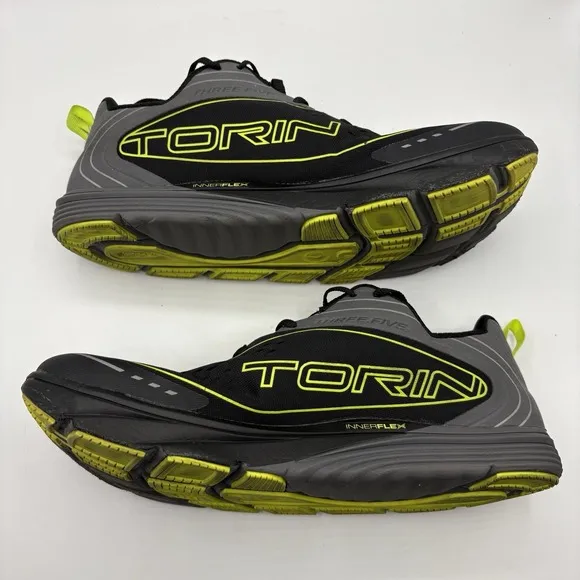 Altra Torin 3.5 Men's Running Shoes Size 10.5 US Black Yellow Zero Drop Cushion