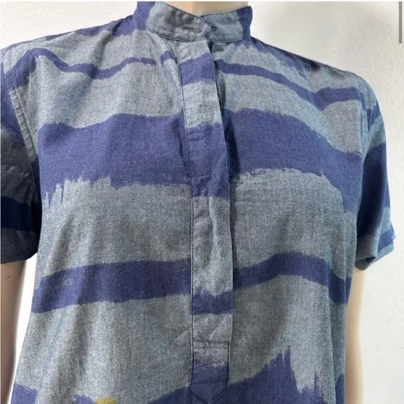 Ann Mashburn Blue and Gray Dress