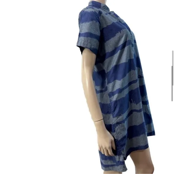 Ann Mashburn Blue and Gray Dress