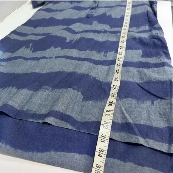 Ann Mashburn Blue and Gray Dress