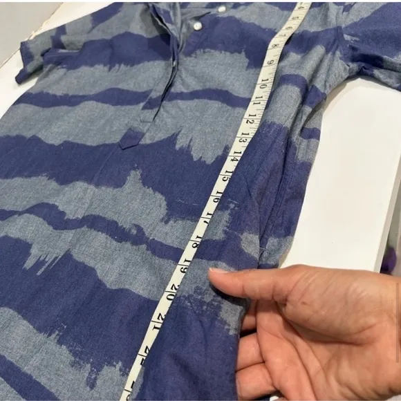 Ann Mashburn Blue and Gray Dress