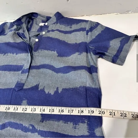 Ann Mashburn Blue and Gray Dress