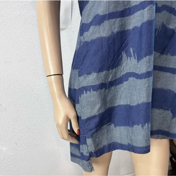 Ann Mashburn Blue and Gray Dress