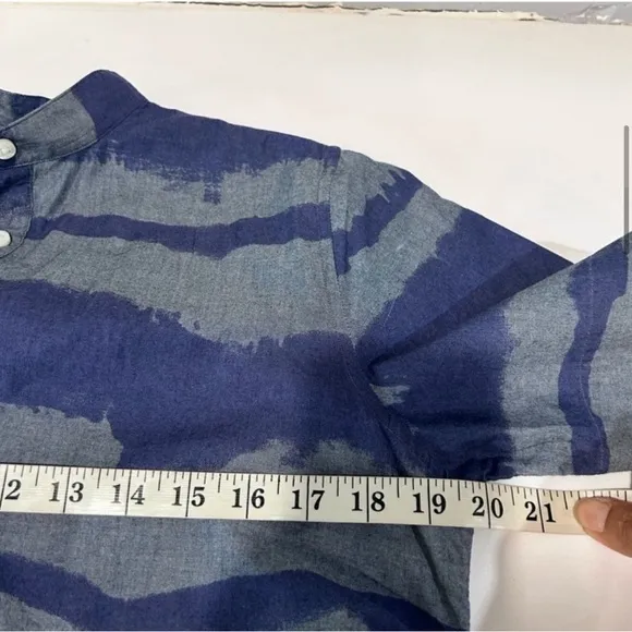 Ann Mashburn Blue and Gray Dress