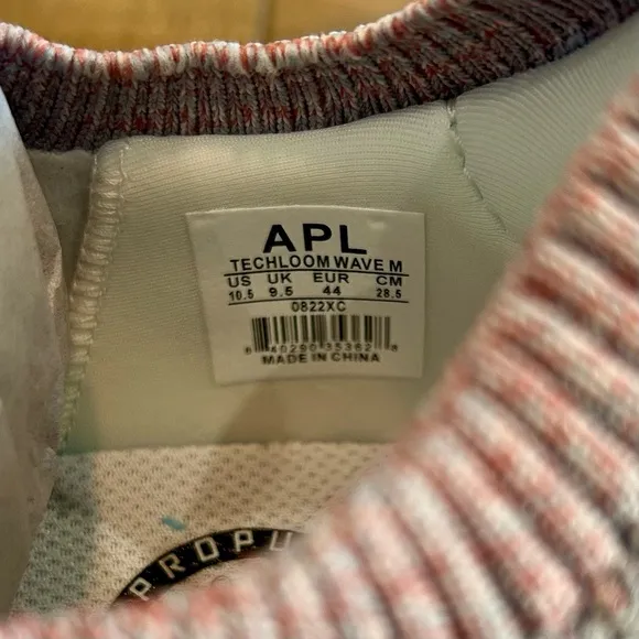 APL Men’s TechLoom Wave Shoes Grey Brown White Size 10.5 Brand New