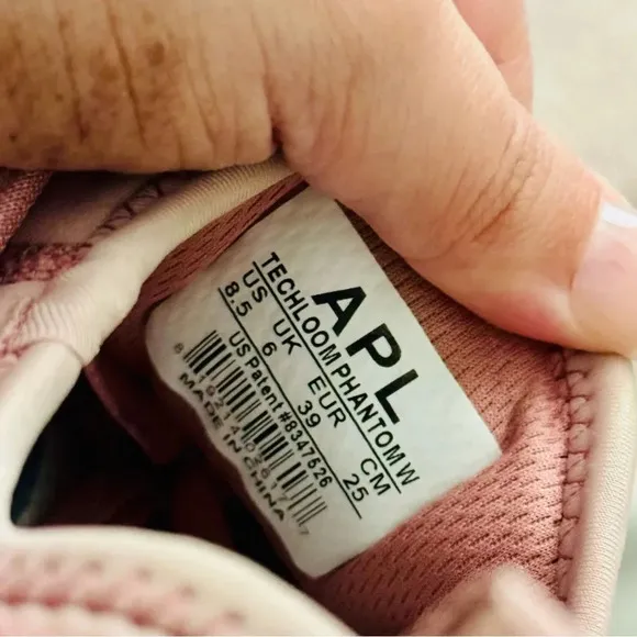 APL x Lululemon Pink Womens TechLoom Phantom Shoes 8.5