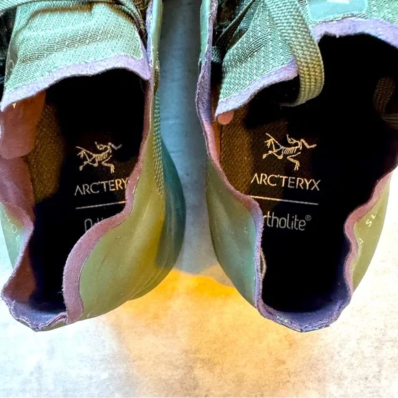 ARC’TERYX Norvan SL GTX Trail Running Shoe, Like New, Women’s Size 7.5, Green