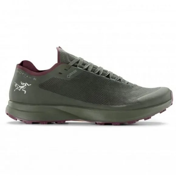 ARC’TERYX Norvan SL GTX Trail Running Shoe, Like New, Women’s Size 7.5, Green