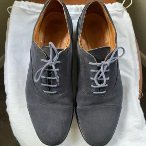 Armando Cabral Blue Oxfords Minimalist Style