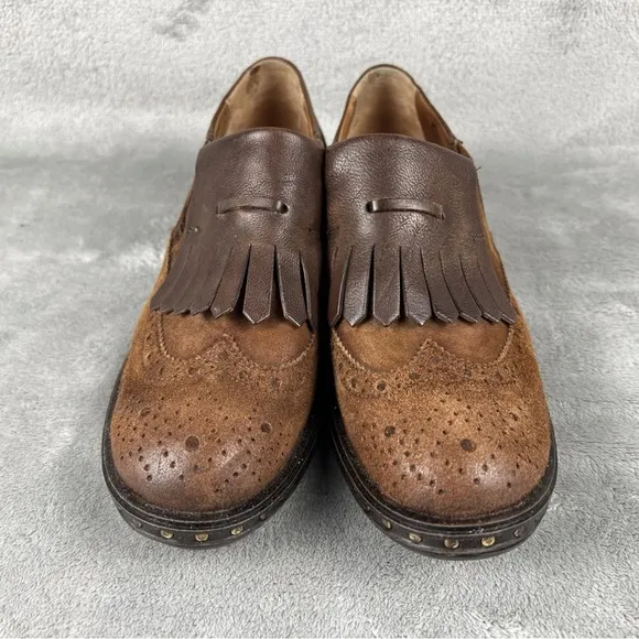 AS 98 Sasha Brogue Wingtip Leather Shoes Womens Size 40 (9-9.5) Oxford Sundance