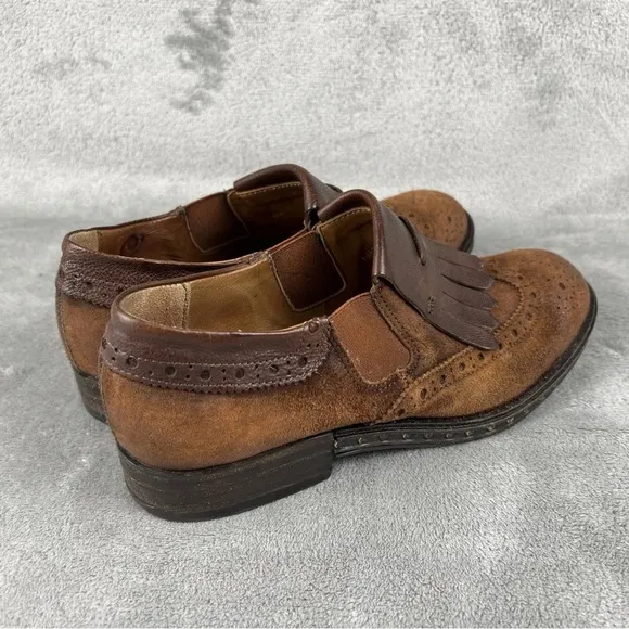 AS 98 Sasha Brogue Wingtip Leather Shoes Womens Size 40 (9-9.5) Oxford Sundance