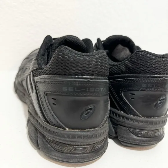 Asics Gel-190TR Shoes Women US 9.5 Black Running Athletic Training Sneaker S573L