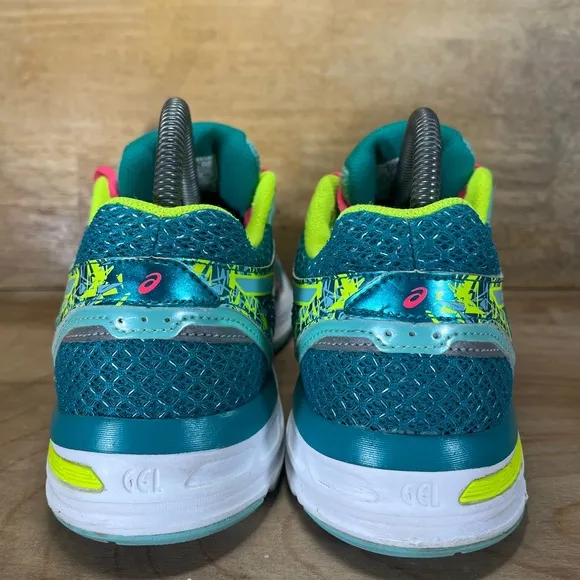 Asics Gel Excite 4 Womens Size 8.5 Running Shoes Sneakers Turquoise Pink T6E8N