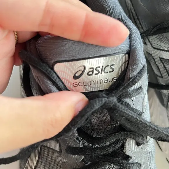 Asics GEL-Nimbus 22 Platinum Men Running Shoes Carrier Grey Size 9 Athletic‎